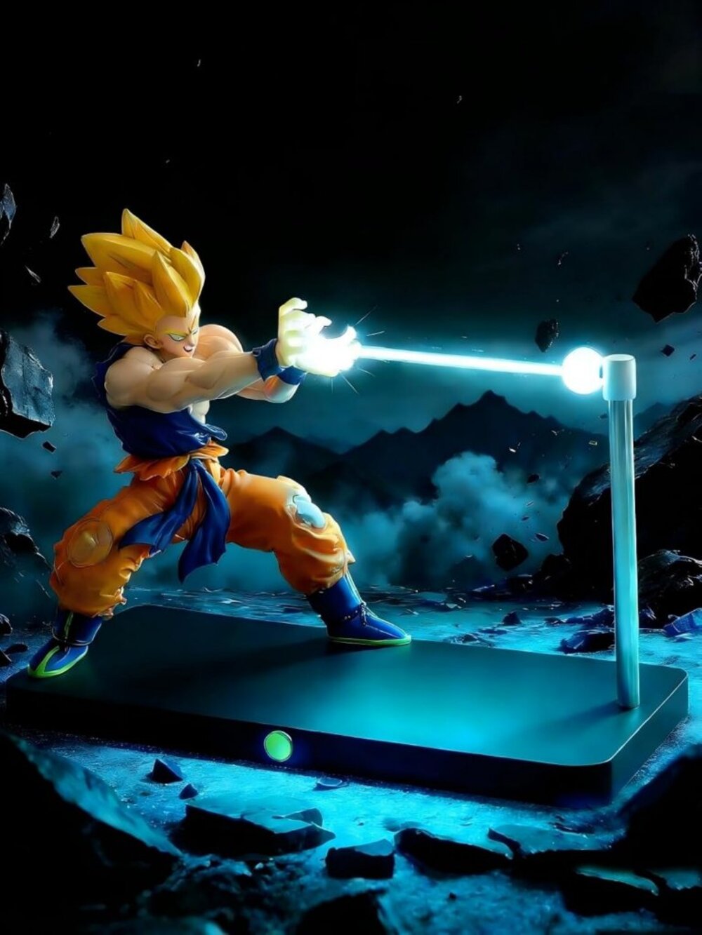 Rechargeable Anime Night Light with LED Effects, Touch Dimming, Perfect Gift